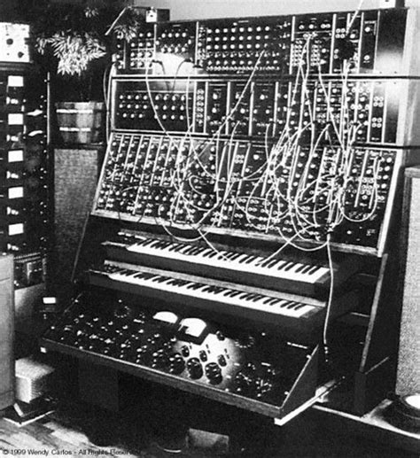 Moog Synthesiser Early Type Music Machine Drum Machine Wendy Carlos