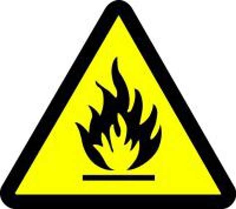 Fire Hazard Iso Triangle Hazard Symbol