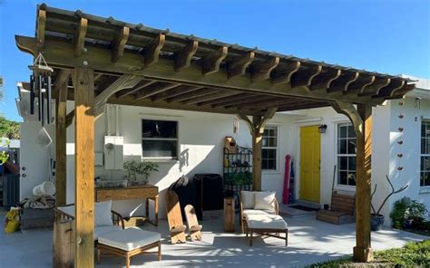 Covered Pergola Kits With Roofs Order The Big Kahuna™ Plus Diy Covered Pergola Roof Kit