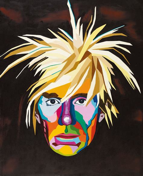 Andy Warhol Pop Art Portrait Pop Art Wall Art Colorful Etsy