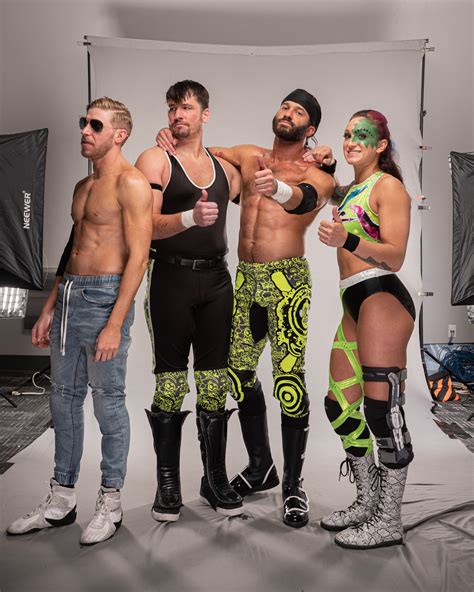 best friends chuck taylor and trent and orange cassidy and kris statlander wrestling superstars