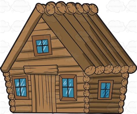 Most relevant best selling latest uploads. Cartoon Log Cabin Elegant A Log Cabin with An attic ...