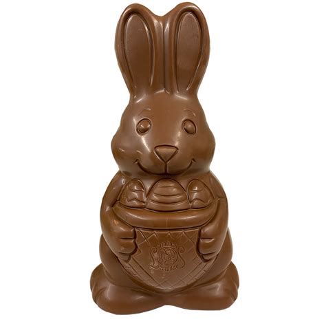 Giant Milk Chocolate Bunny Creamy Belgian Chocolate