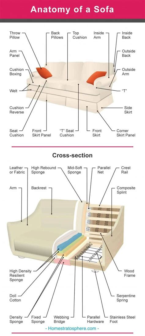 The Anatomy Of A Sofa And Its Functions