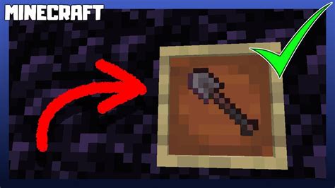 Minecraft How To Make A Netherite Shovel 1161 Youtube