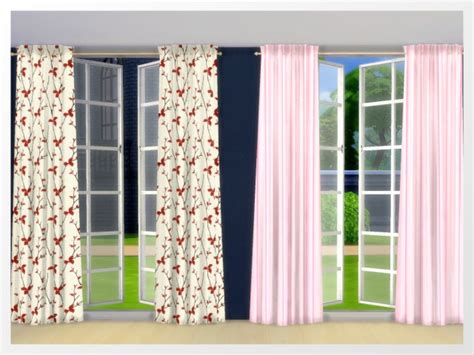 Curtains By Oldbox At All 4 Sims Sims 4 Updates