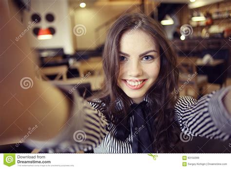 Portrait Of Cheerful Girl Stock Image Image Of Love 63150399