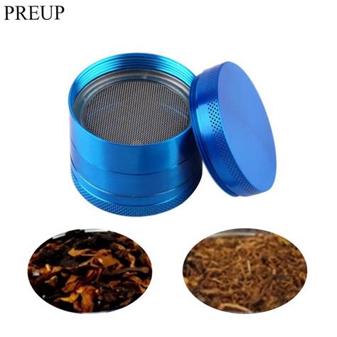 buy preup high quality mini 4 layers alloy metal tobacco crusher hand muller