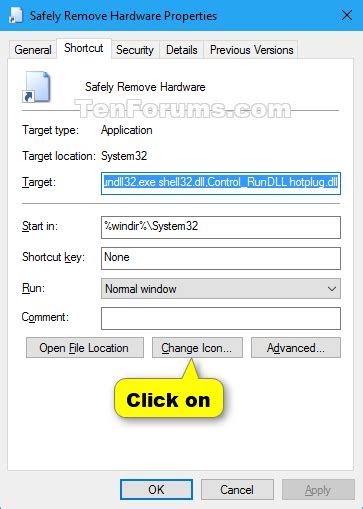 Create Safely Remove Hardware Shortcut In Windows 10 Tutorials