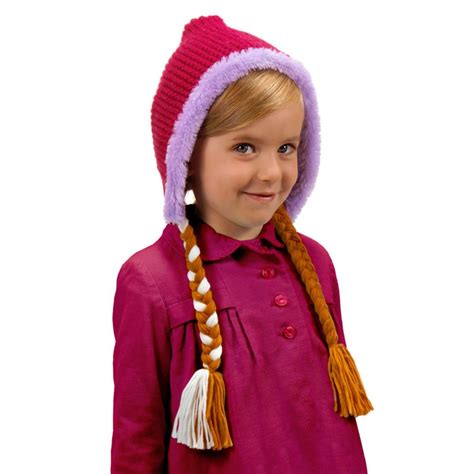 Disney Frozen Anna Knit Peruvian Beanie Hat Girls