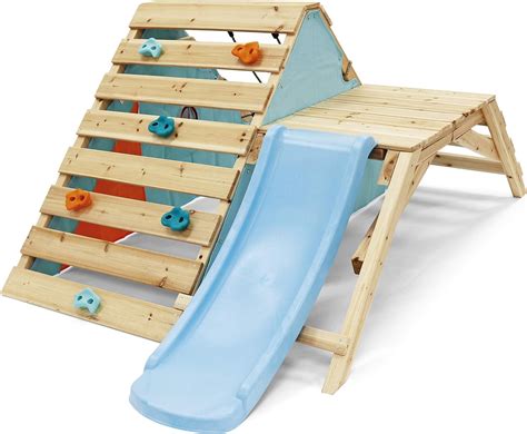 Plum 27203 Toddler Wooden Playcentre Climbing Frame Slide Multi