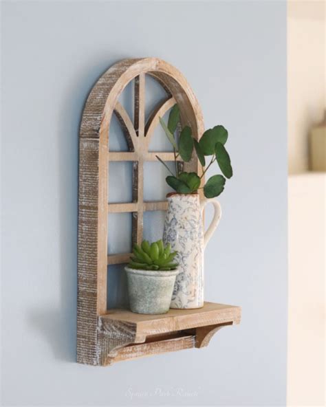 Cathedral Window Frame Shelf Natural Spruce Park Ranch