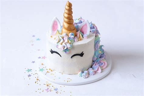 Maybe it's that there is no cutting involved and they are the perfect size for ki Unicorn cake - Recipes - delicious.com.au
