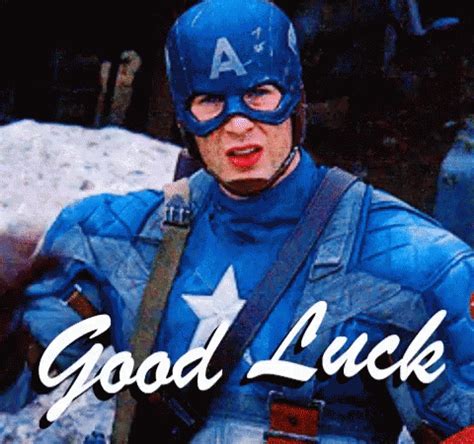 Good Luck Captain America GIF - GoodLuck CaptainAmerica Salute