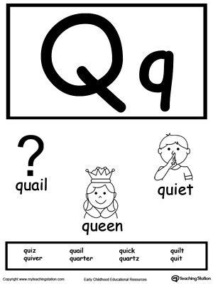 Even if business is booming, you should always set time aside to generate further opportunities. Letter Q Printable Alphabet Flash Cards for Preschoolers ...