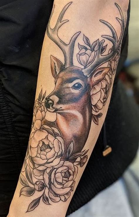 15 Deer Tattoos You Must See In 2020 Deer Tattoo Designs Deer Tattoo