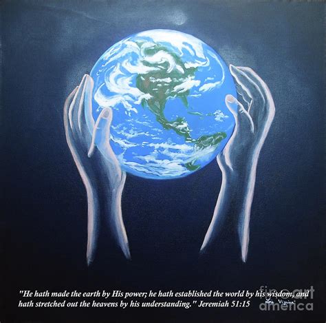 God Created The World Painting By Lois Viguier Pixels