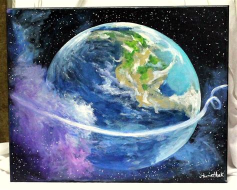 Mother Earth Art Original Painting Acrylic Painting16 X 20