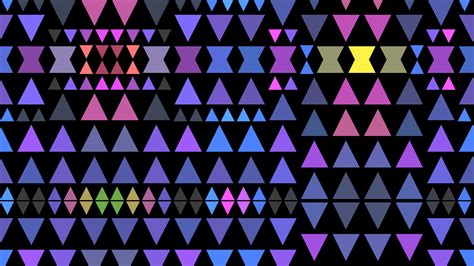 Colorful Triangles 3 Hd Wallpaper Background Image 1920x1080 Id