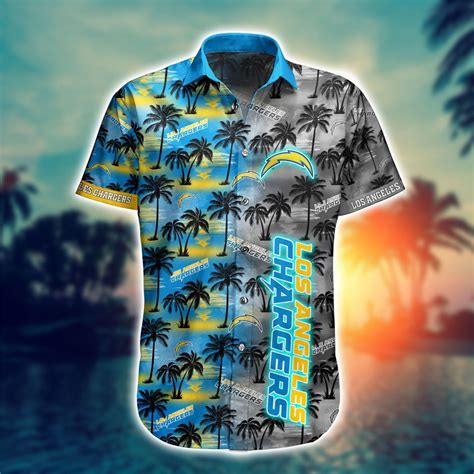 Los Angeles Chargers Hawaiian Shirts Flower T For Summer 2022 Jack