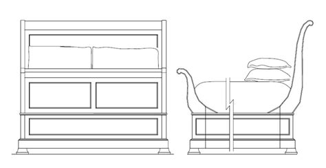 Hooker Archivist Queen Sleigh Bed W Sleigh Footboard 5447 90450