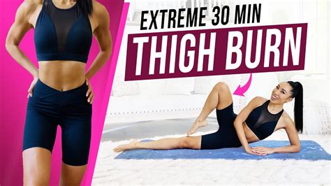 Minute Extreme Pilates Thigh Workout No Equipment Your Legs Will