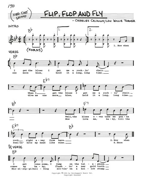 Charles Calhoun Flip Flop And Fly Sheet Music Notes Download