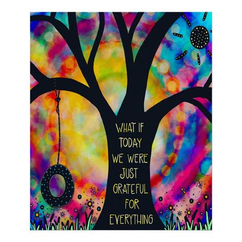 Maybe you would like to learn more about one of these? Cute Fun Tree Swing Colorful Classroom Poster | Zazzle.com ...