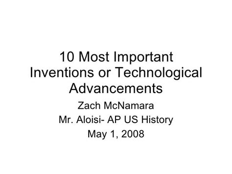 The 10 Most Important Inventions Memorise Top Of All Time 2022 Vrogue