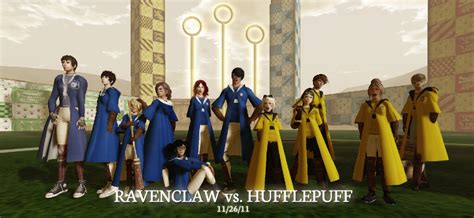 Ravenclaw Versus Hufflepuff Quidditch Quidditch Match Resu Flickr