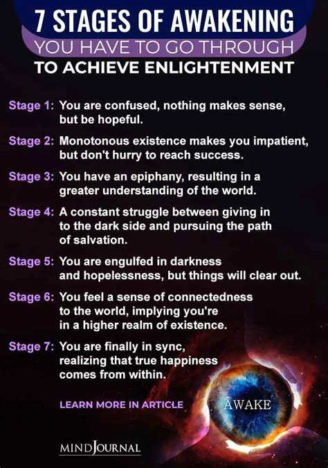 7 Stages Of Awakening To Achieve Enlightenment