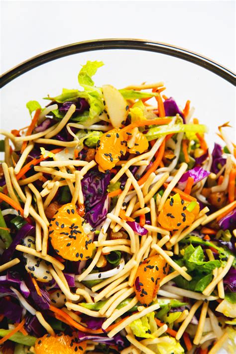 Recipe v video v dozer v. Vegan Chinese Chicken Salad with Crispy Chickpeas!