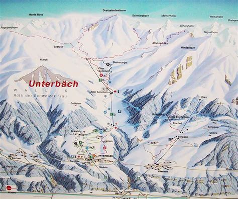 Ski And Snowboard Unterbäch Winter Sports In And Near Visp Area