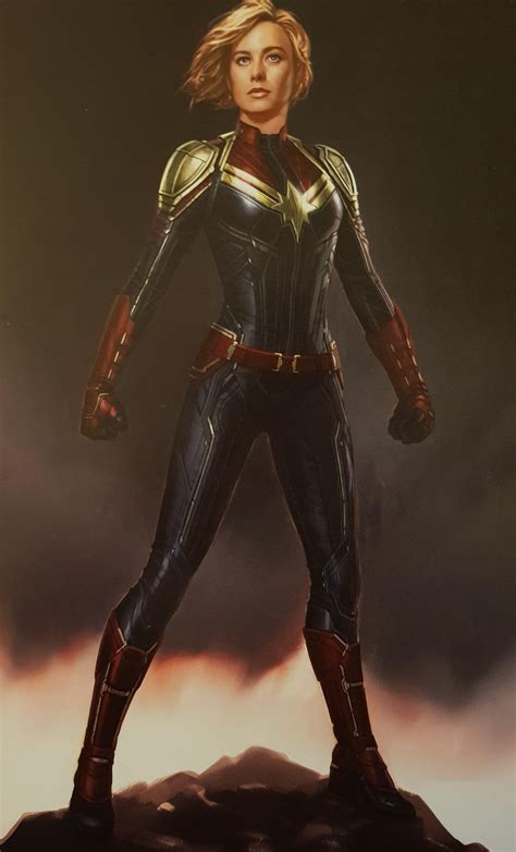 Captain Marvel Endgame Suit Concept Art Rmarvelstudios