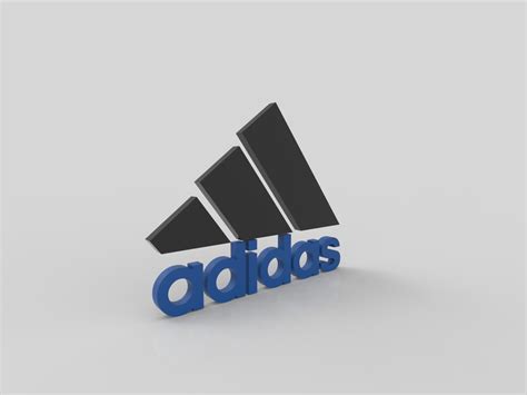 Adidas Logo 3d Cad Model Library Grabcad