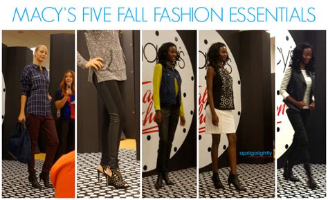 Macys Five Fall Fashion Essentials Macysff13 April Golightly