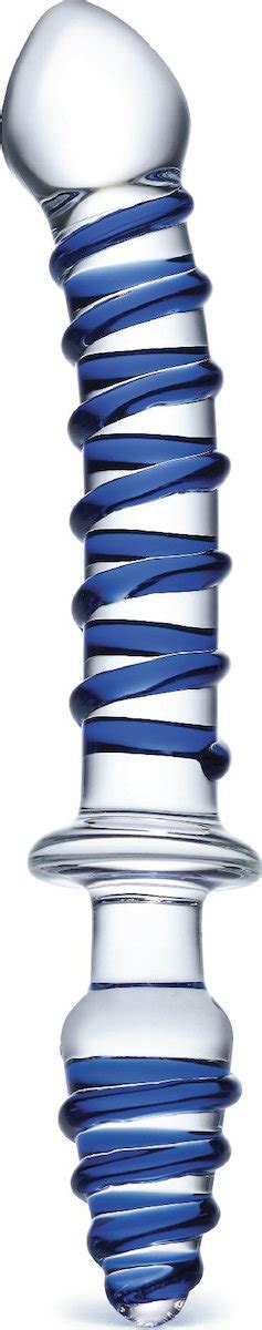 glas mr swirly double ended glass dildo and butt plug 25 4cm skroutz gr