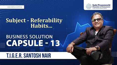 Referability Habits Business Solution Capsule From T I G E R