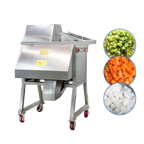 Automatic Potato Carrot Dicer Machineonion Cube Cutting Machine