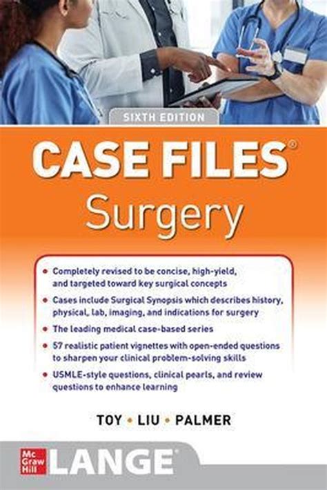 Case Files Surgery Sixth Edition 9781260468809 Eugene Toy Boeken