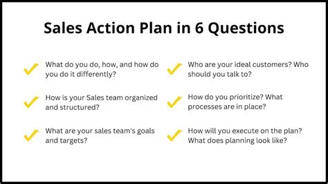 Sales Action Plan Why And How To Create One Salesdorado