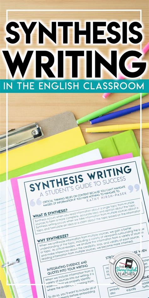 Synthesis Writing Is A Vital Skill Our High School Students Need To