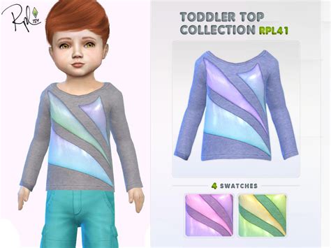The Sims Resource Toddler Top Collection Rpl41