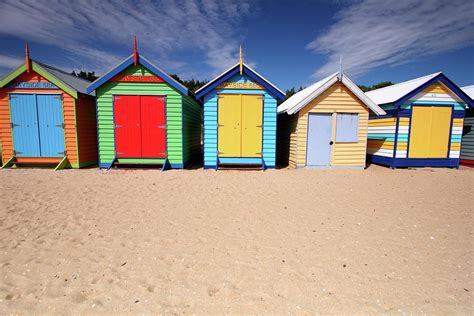 Melbourne Beach Huts In Australia Photograph By Timphillipsphotos