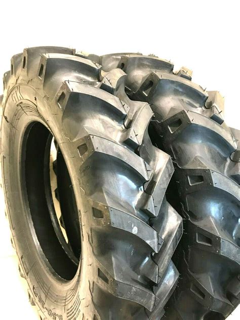 Two 7 16 7x16 Tire For Compact Tractor Farm Ag R 1 Lug 6 Ply Rated Hea