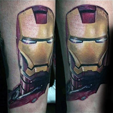 70 Iron Man Tattoo Designs For Men Tony Stark Ink Ideas Nerdy Tattoos