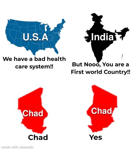 Chad Is A Country In Africa Rmemes