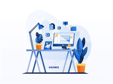 Work And Office Illustrations By Gytis Jonaitis For Flair On Dribbble