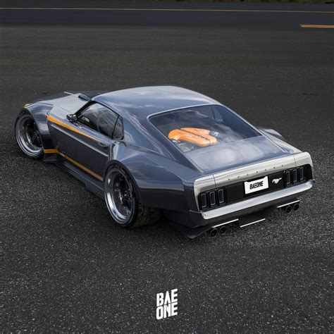 Mid Engined Ford Mustang Boss 302 Super Pony Looks Sharp Autoevolution