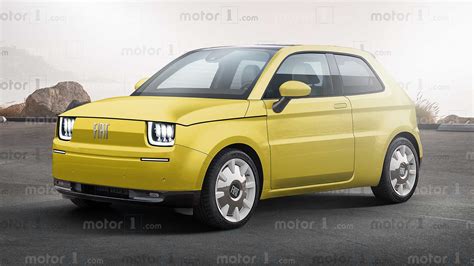 Revived Fiat 126 Rendering Imagines Retro Styled Ev